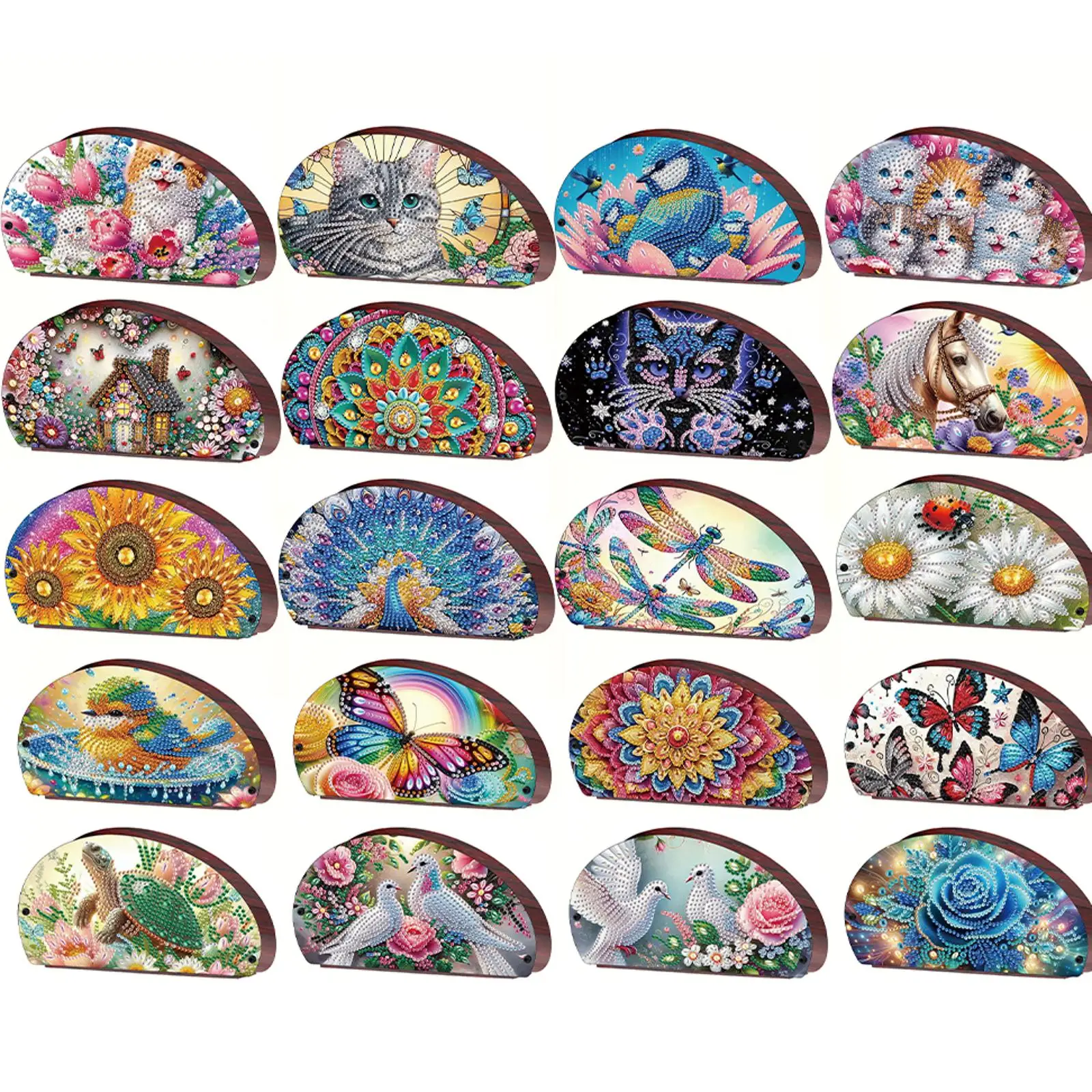 Wooden Animals DIY Rhinestones Storage Holder Diamond Painting Storage Rack Diamond Painting Organizer Rack for Remote Control
Wooden Animals DIY Rhinestones Storage Holder Diamond Painting Storage Rack Diamond Painting Organizer Rack for Remote Control