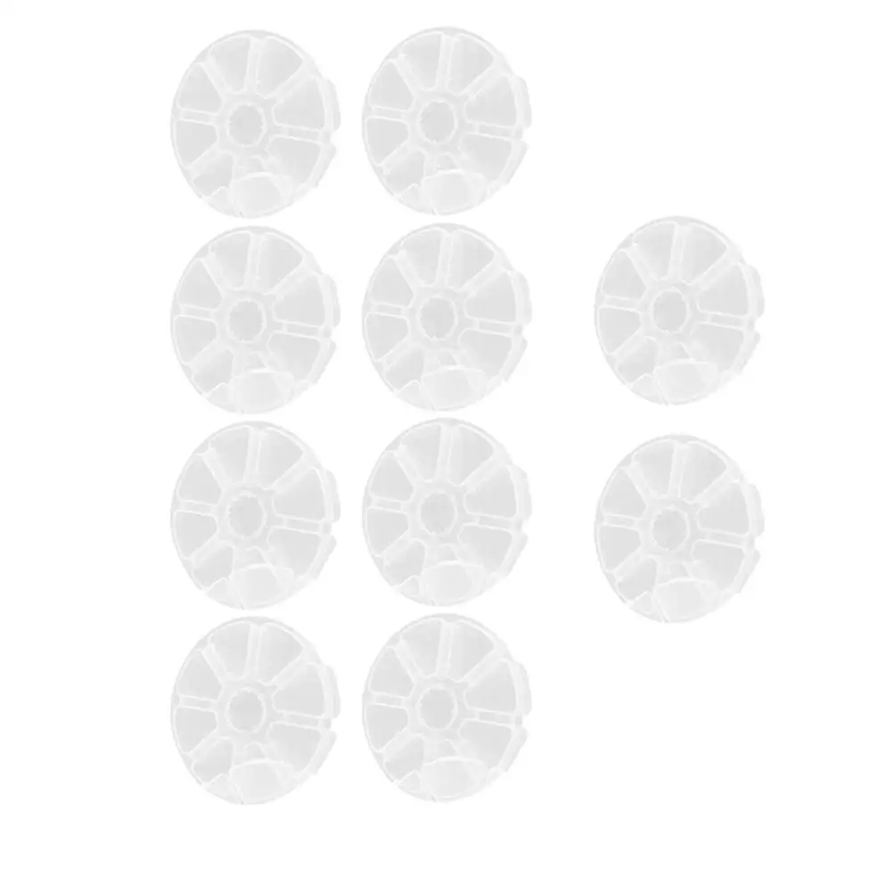 10 PCS Organizer Container Storage Bins with Lids Round 8 Compartment Dividers Desktop
10 PCS Organizer Container Storage Bins with Lids Round 8 Compartment Dividers Desktop