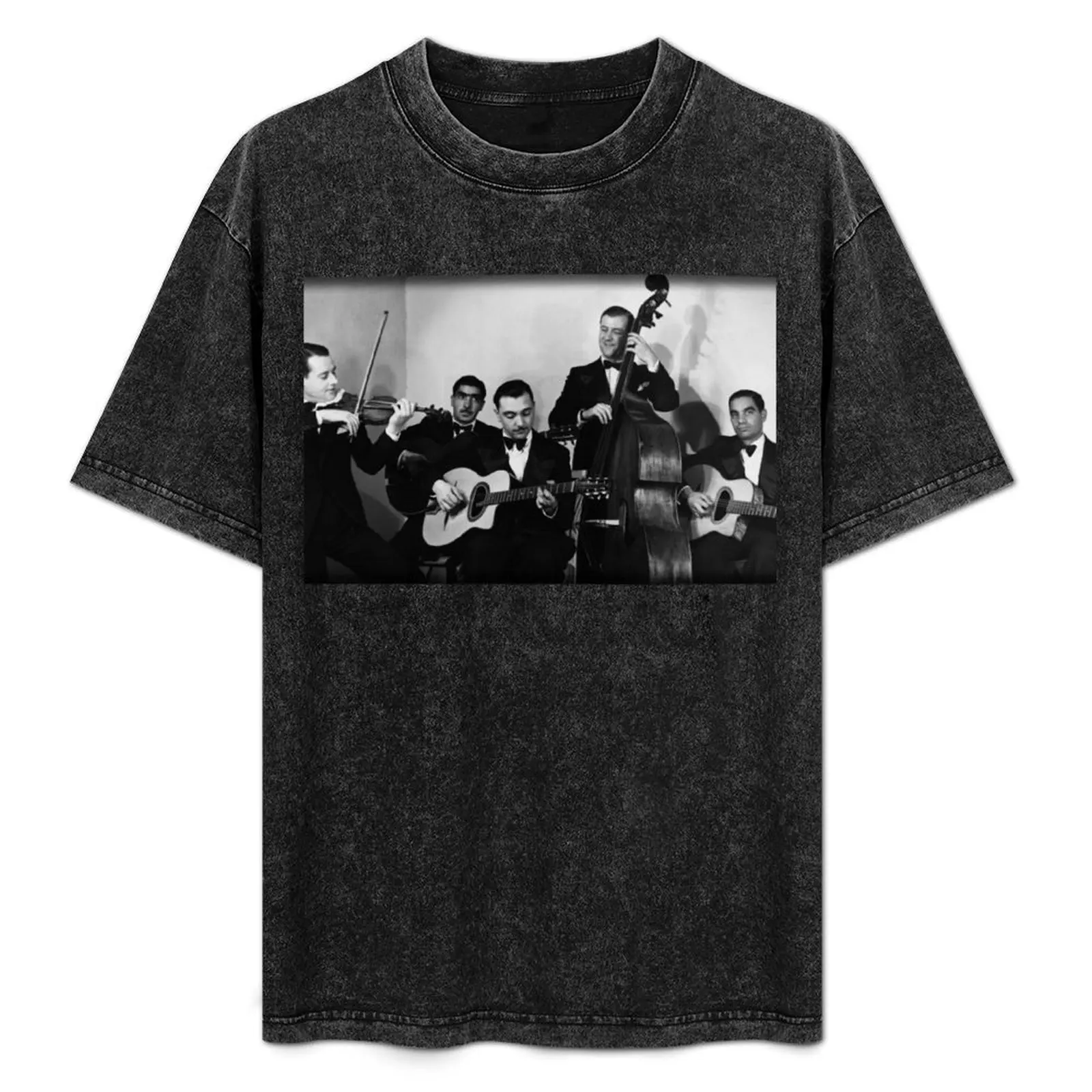Quintet du Hot Club de Paris T-Shirt Casual Streetwear Short Sleeve Tee
Quintet du Hot Club de Paris T-Shirt Casual Streetwear Short Sleeve Tee