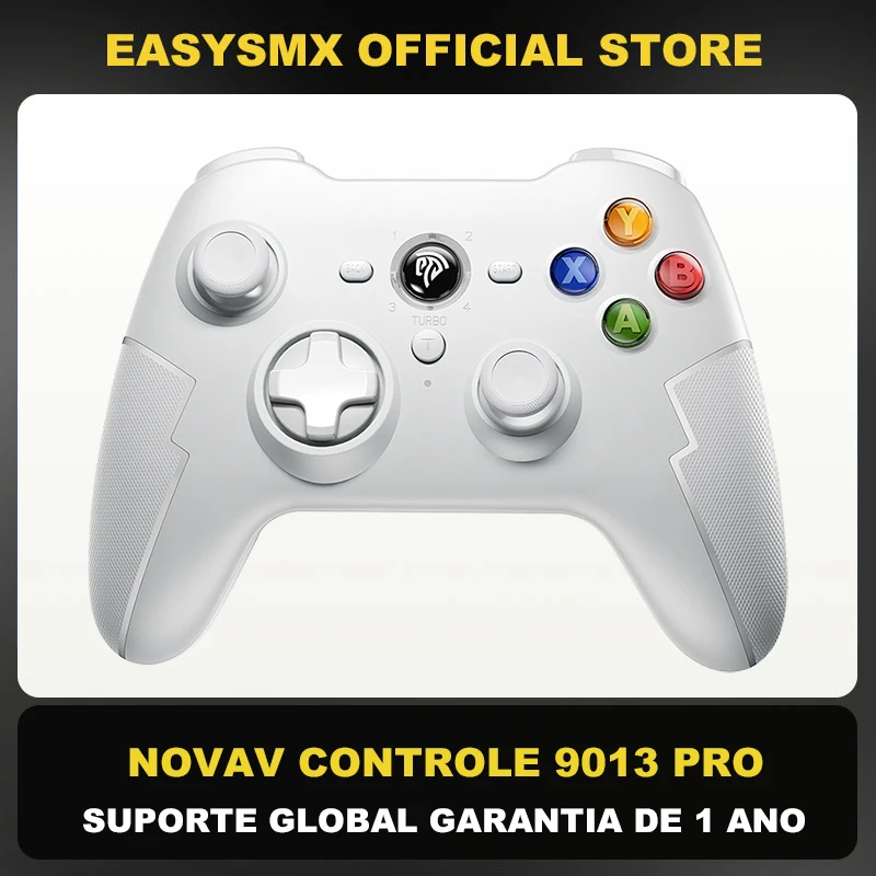 Беспроводной геймпад EasySMX 9013 Pro, Bluetooth-контроллер для ПК, Nintendo Switch, телефона, Android TV, с триггерами холла, белый
Беспроводной геймпад EasySMX 9013 Pro, Bluetooth-контроллер для ПК, Nintendo Switch, телефона, Android TV, с триггерами холла, белый