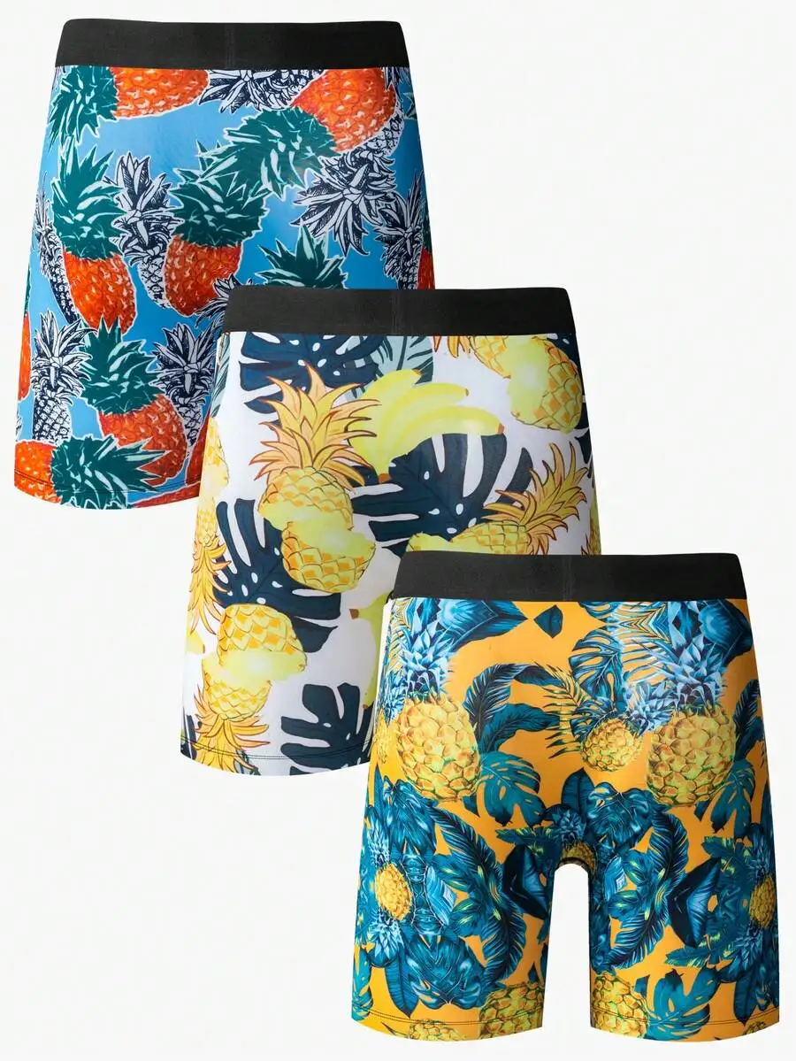 Mens Pineapple Print Boxer Shorts Set Of 3
Mens Pineapple Print Boxer Shorts Set Of 3