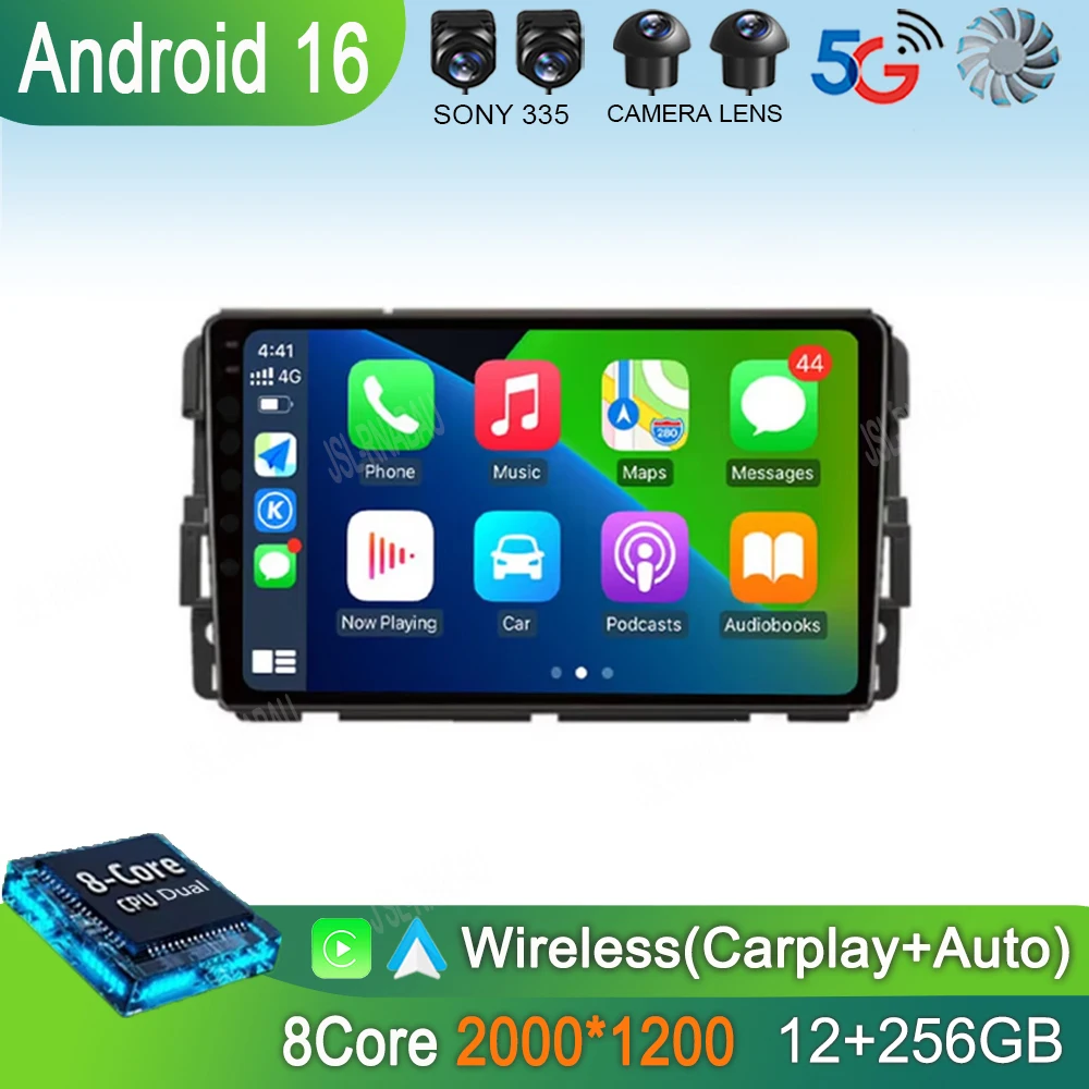 Android 16 Car Radio For Chevrolet Silverado Impala GMC Yukon Acadia Sierra Navigation GPS Multimedia Video Player DSP Stereo BT
Android 16 Car Radio For Chevrolet Silverado Impala GMC Yukon Acadia Sierra Navigation GPS Multimedia Video Player DSP Stereo BT