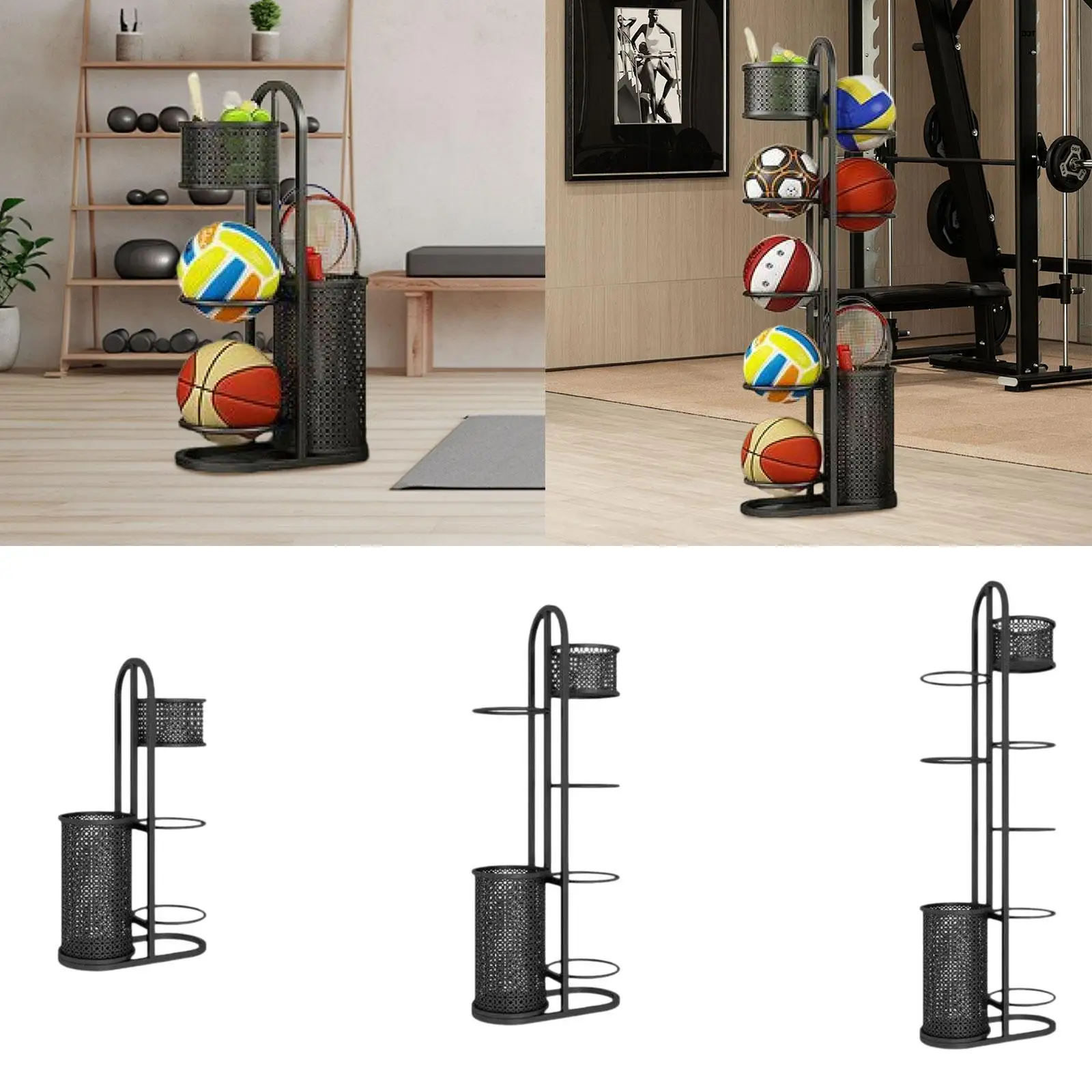 Indoor Children Basketball Storage Rack Football Display Stand Freestanding with Baskets Football Holder Rack for Indoor Outdoor
Indoor Children Basketball Storage Rack Football Display Stand Freestanding with Baskets Football Holder Rack for Indoor Outdoor