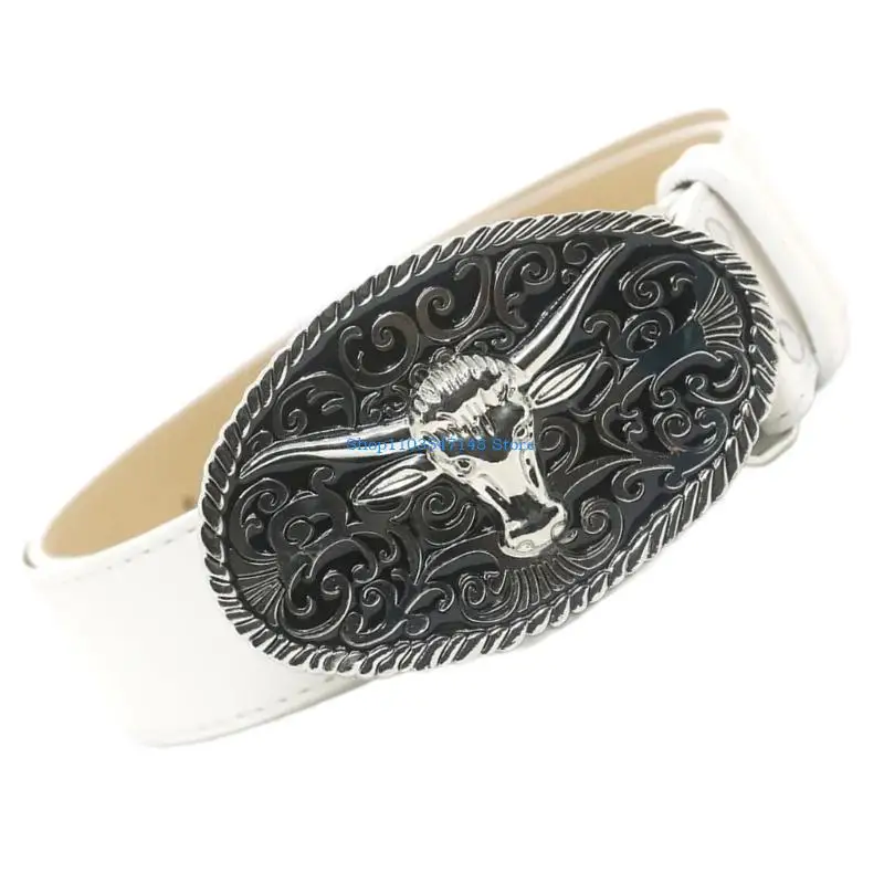 P88B Unisex Adult PU Leather Belt Jeans Wear Resistant Belt for Dress Skirt Decors
P88B Unisex Adult PU Leather Belt Jeans Wear Resistant Belt for Dress Skirt Decors