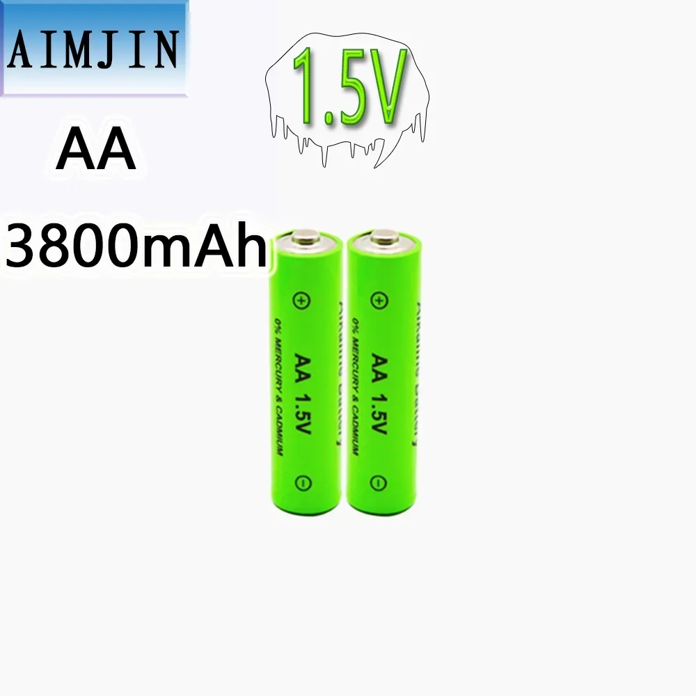 1.5V AA Rechargeable Battery 3800mAh 1.5V New Alkaline Rechargeable Batery for Led Light Toy Mp3 Free Shipping
1.5V AA Rechargeable Battery 3800mAh 1.5V New Alkaline Rechargeable Batery for Led Light Toy Mp3 Free Shipping