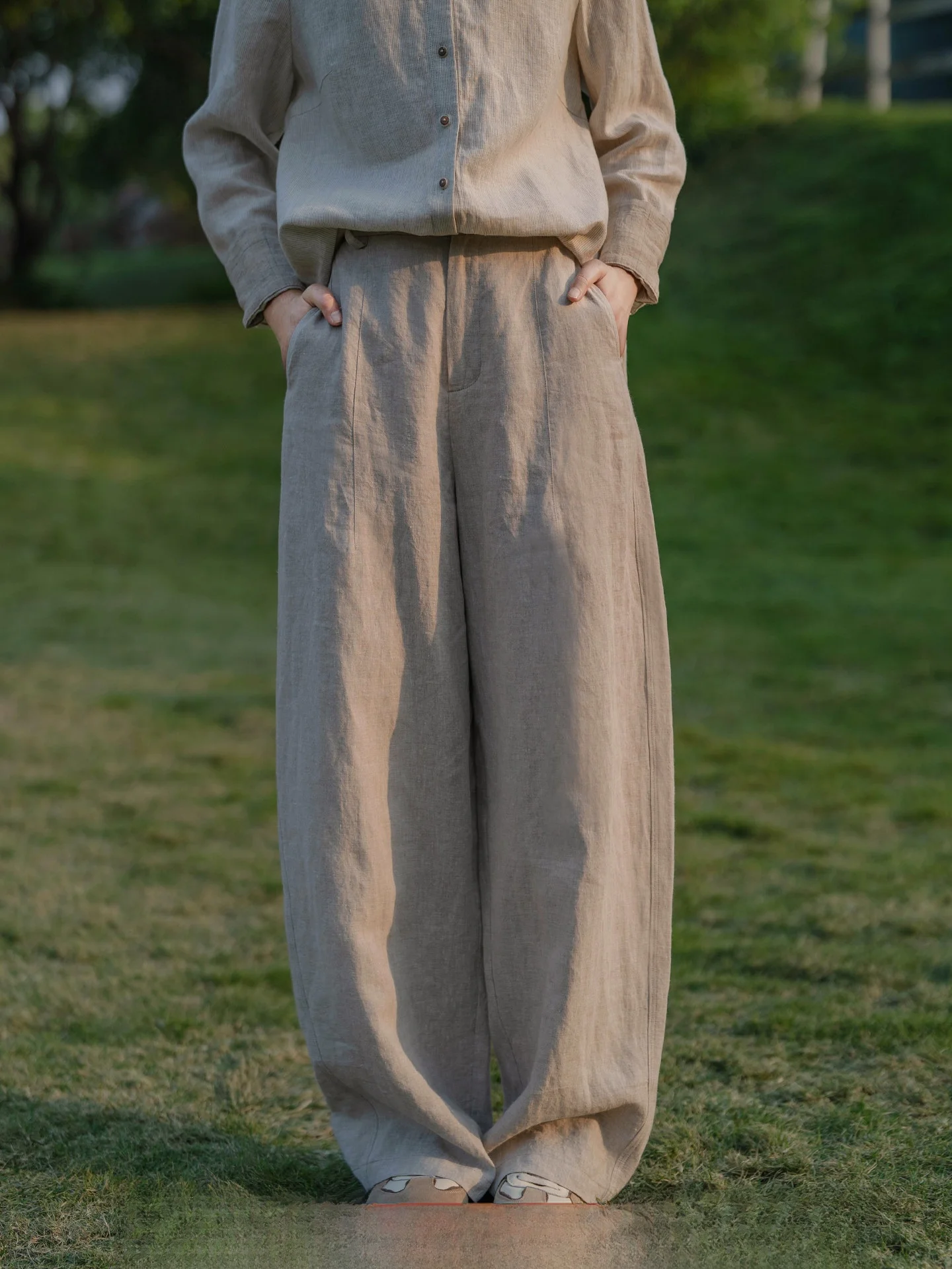 Original Spring Skin-friendly Soft 17-stick High-density Raindrop Flax Elastic-waist Straight-leg Pants Casual Pure-color Lad...
Original Spring Skin-friendly Soft 17-stick High-density Raindrop Flax Elastic-waist Straight-leg Pants Casual Pure-color Lad...