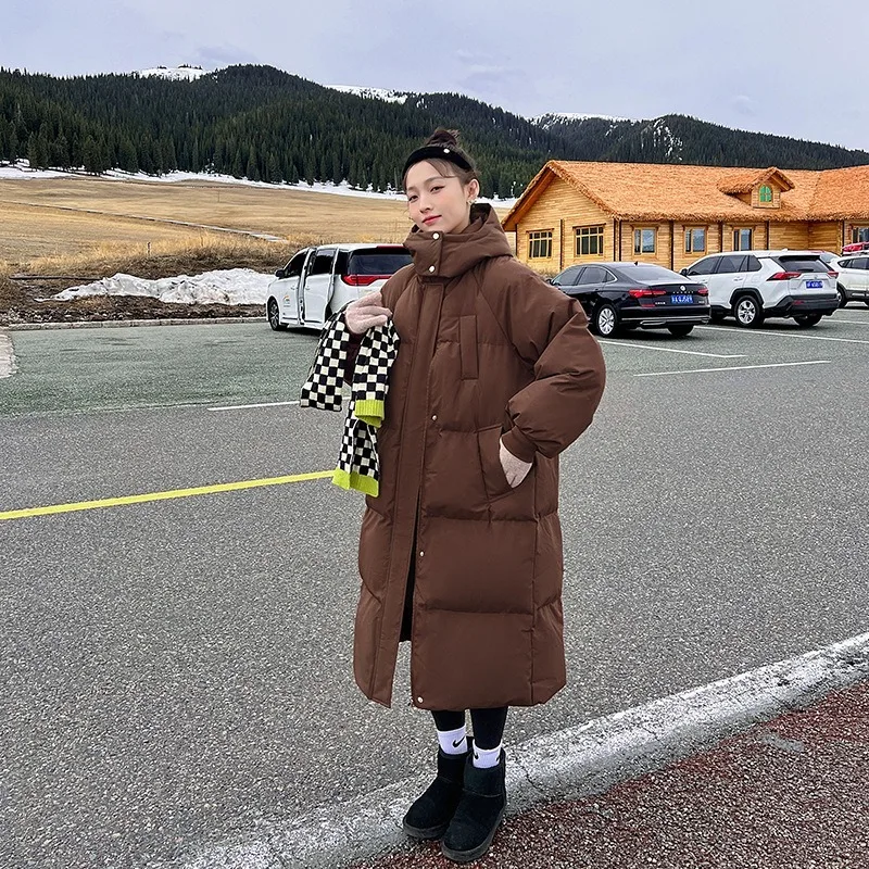 2025 Winter Coat Women Thick Degree Parka Women Casual Clothes Long Over-the-knee Down Jacket Loose Hooded Comfortable Jacket
2025 Winter Coat Women Thick Degree Parka Women Casual Clothes Long Over-the-knee Down Jacket Loose Hooded Comfortable Jacket