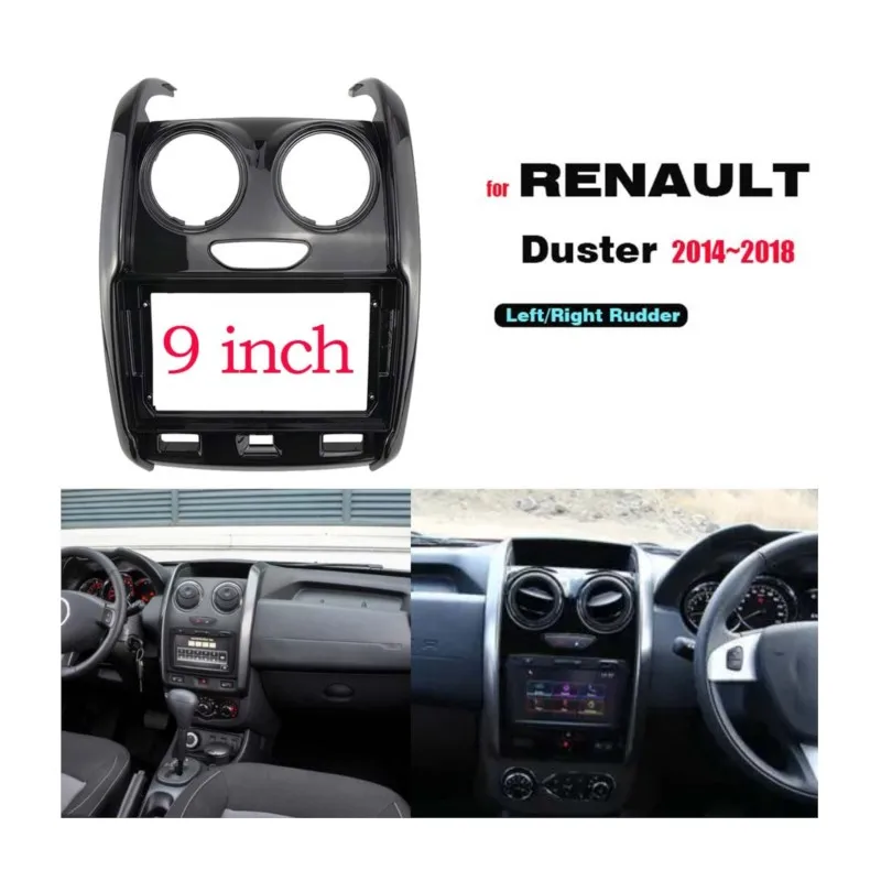 For Renault Dust 2014~ 2018/2/DIN Android9 inch car radio plastic panel frame dashboard mounting kit,
For Renault Dust 2014~ 2018/2/DIN Android9 inch car radio plastic panel frame dashboard mounting kit,