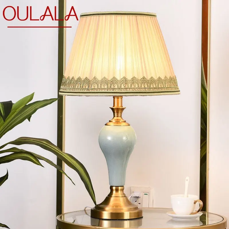 OULALA Modern Ceramics Table Lamp LED European Creative Luxury Fashion Desk Light For Home Living Room Study Bedroom
OULALA Modern Ceramics Table Lamp LED European Creative Luxury Fashion Desk Light For Home Living Room Study Bedroom