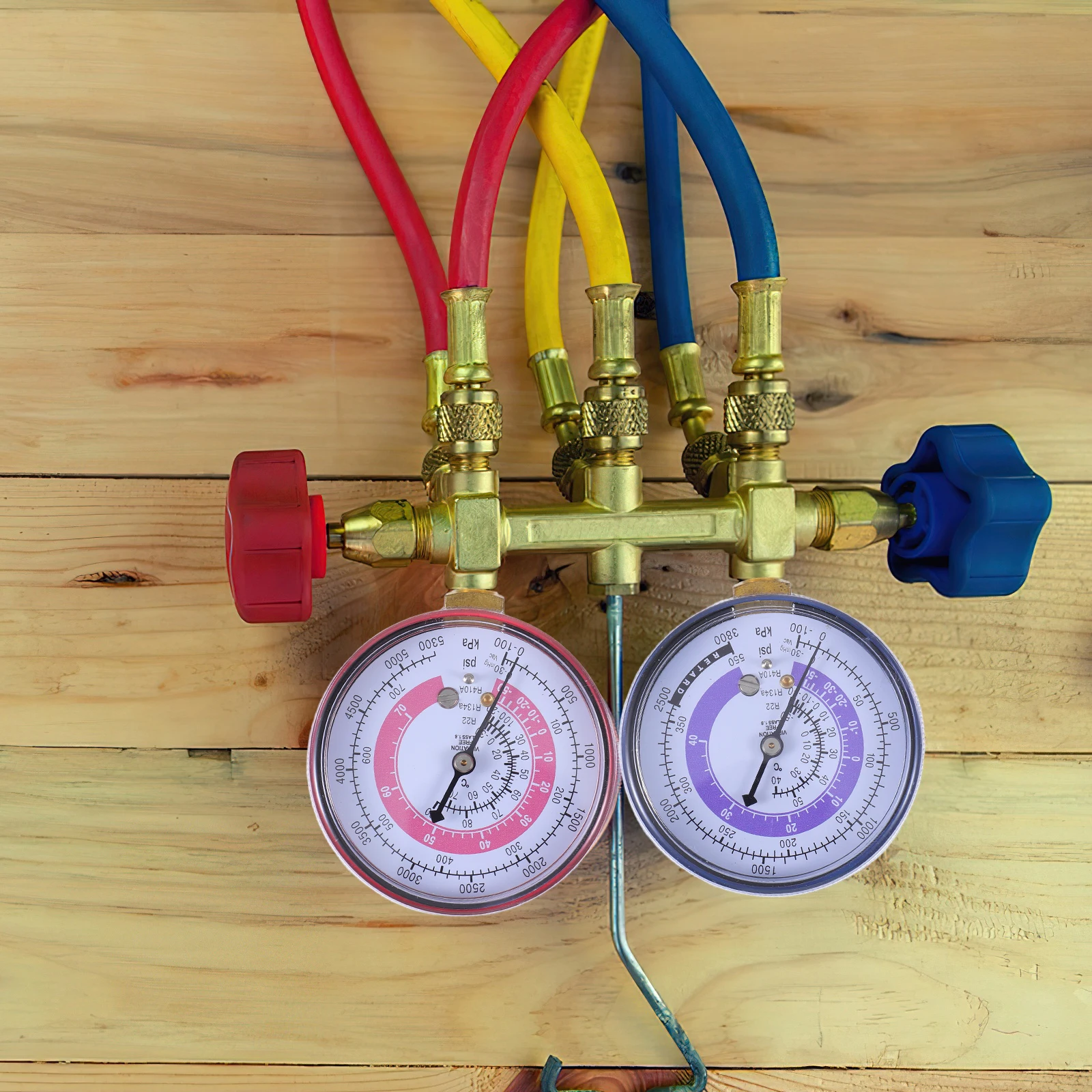 2pcs Refrigerant Gauge Set Sturdy Ac Pressure Meter Dual Low High Charging Gauge Compatible Hvac Air Conditioning
2pcs Refrigerant Gauge Set Sturdy Ac Pressure Meter Dual Low High Charging Gauge Compatible Hvac Air Conditioning