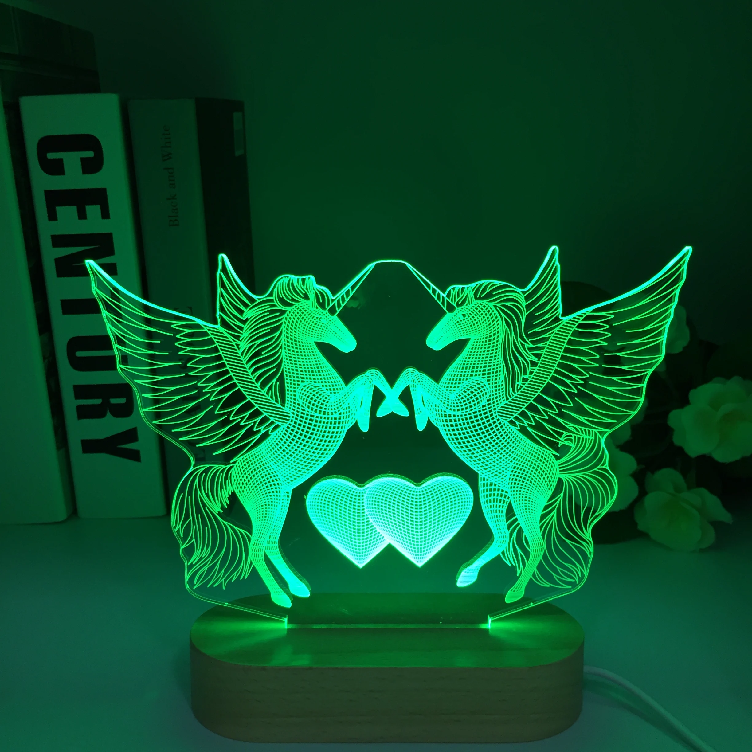 3d Lamp Unicorn Baby Wooden Night Light Color Changing Usb Battery Nightlight for Kids Child Girl Decor Unicorn Night Lamp Gift
3d Lamp Unicorn Baby Wooden Night Light Color Changing Usb Battery Nightlight for Kids Child Girl Decor Unicorn Night Lamp Gift