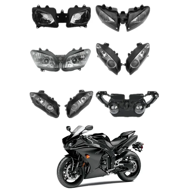 For Yamaha YZFR1 YZF R1 1998-2011 2010 Motorcycle Parts Front Headlight Assembly
For Yamaha YZFR1 YZF R1 1998-2011 2010 Motorcycle Parts Front Headlight Assembly