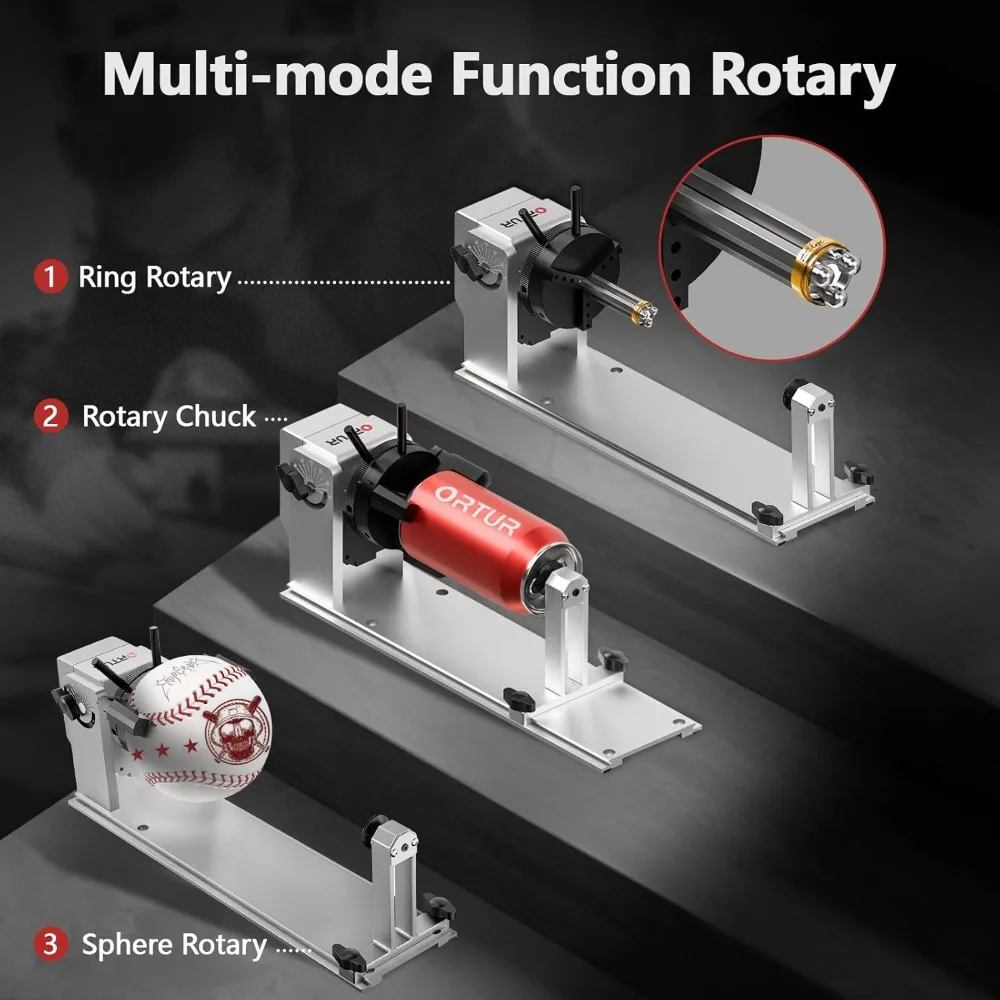 YRC1.0, Y-axis Rotary Chuck for Most Laser Engravers, Jaw Chuck Rotary, Y-axis Rotary Roller Engraving Module for Engraving
YRC1.0, Y-axis Rotary Chuck for Most Laser Engravers, Jaw Chuck Rotary, Y-axis Rotary Roller Engraving Module for Engraving