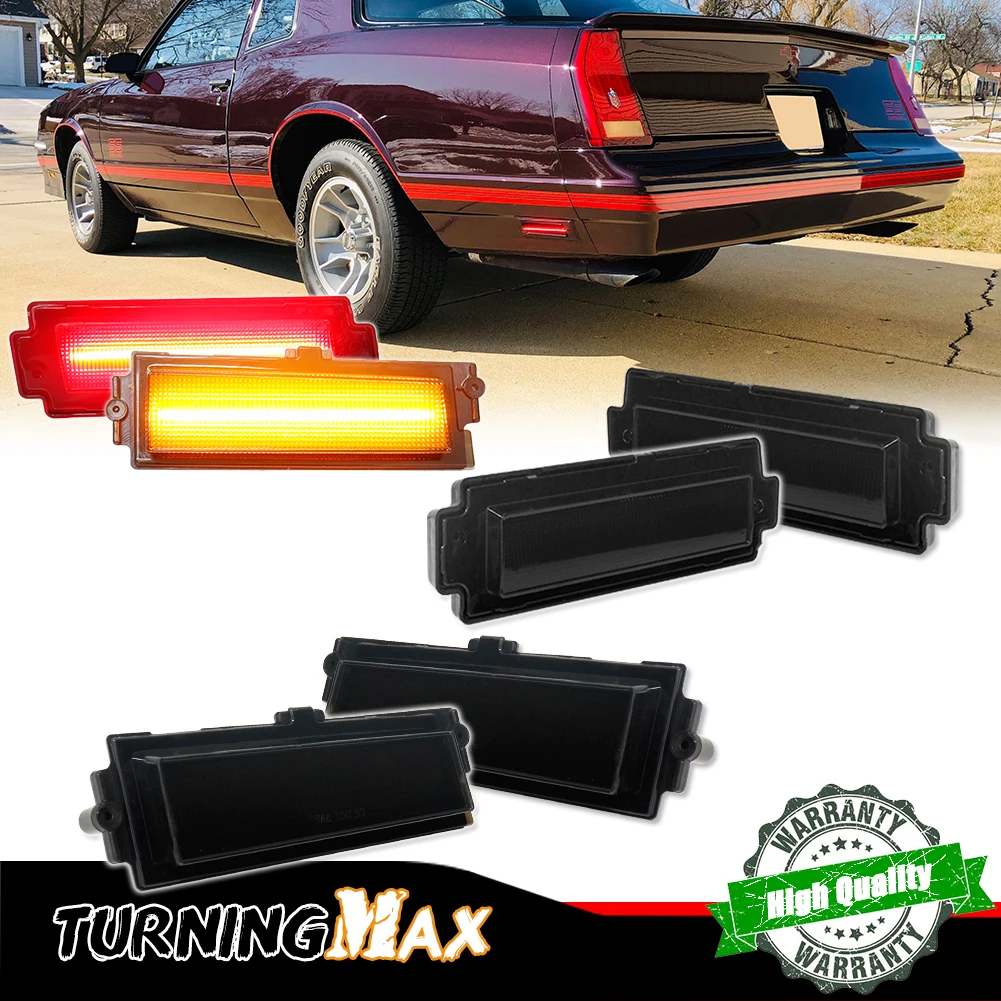 Front / Rear LED Bumper Side Marker Lights For 1981-1988 Chevy Monte Carlo SS Turn Signal Lights Fender Flare Lamps
Front / Rear LED Bumper Side Marker Lights For 1981-1988 Chevy Monte Carlo SS Turn Signal Lights Fender Flare Lamps