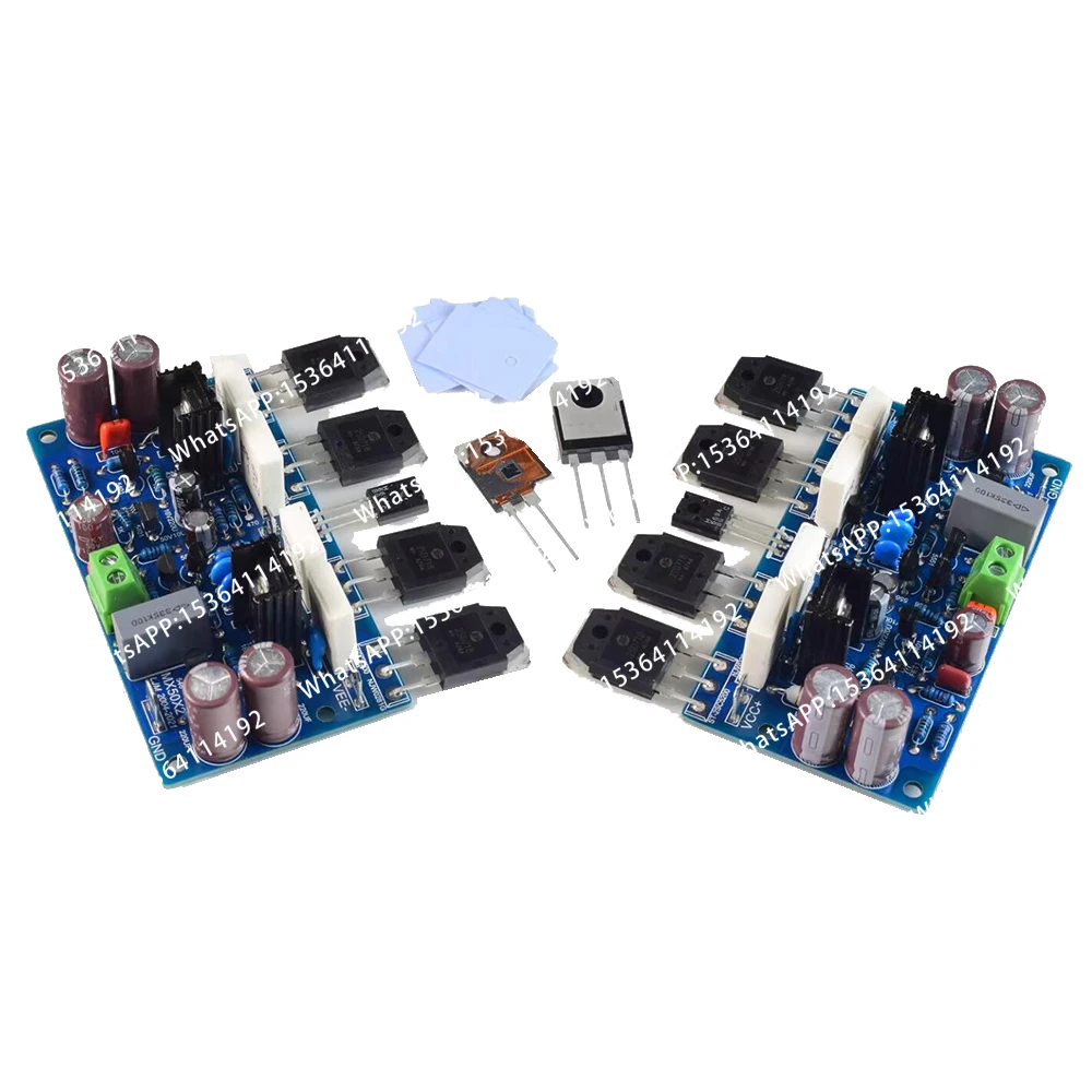 2pcs MX50X2 Single-ended Power Amplifier Stereo Channel 200W8R 2SC5200 /2SD718/NJW0281G Audio Amplifier
2pcs MX50X2 Single-ended Power Amplifier Stereo Channel 200W8R 2SC5200 /2SD718/NJW0281G Audio Amplifier