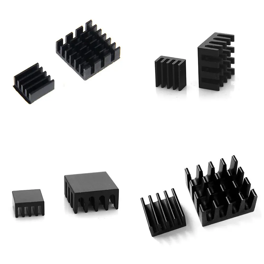 2Pcs Lightweight Aluminum Heat Sink Radiator for Pcb Processors Regulators Enhanced Cooling Block Kit Black
2Pcs Lightweight Aluminum Heat Sink Radiator for Pcb Processors Regulators Enhanced Cooling Block Kit Black