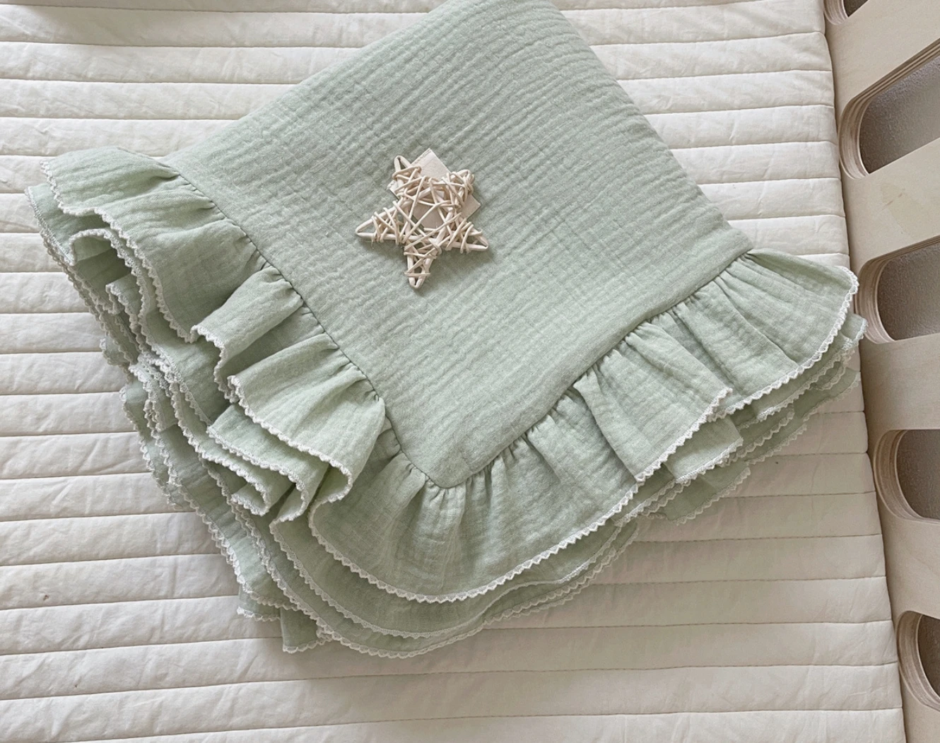 4 Layers Muslin Baby Swaddle Blankets Newborn Summer Cotton Ruffle Nursery Baby Receiving Blanket For Boy Girl Infant Wrap Item
4 Layers Muslin Baby Swaddle Blankets Newborn Summer Cotton Ruffle Nursery Baby Receiving Blanket For Boy Girl Infant Wrap Item