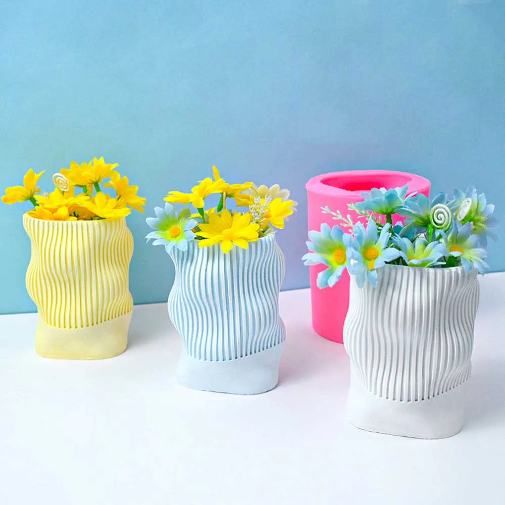 Flower Gypsum Vase Silicone Molds,Concrete Pen Holder Cement Desktop Storage Concrete Mold,Planters Mold DIY Home Ornament Gifts
Flower Gypsum Vase Silicone Molds,Concrete Pen Holder Cement Desktop Storage Concrete Mold,Planters Mold DIY Home Ornament Gifts