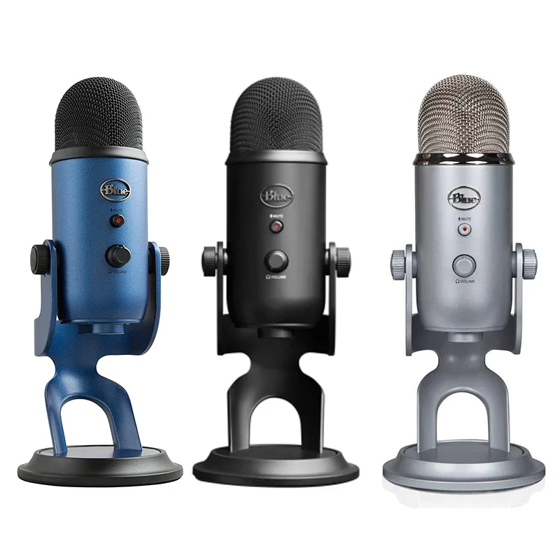 Оригинальный USB-конденсаторный микрофон Blue Yeti для прямой трансляции и записи звука с внутренней звуковой картой
Оригинальный USB-конденсаторный микрофон Blue Yeti для прямой трансляции и записи звука с внутренней звуковой картой