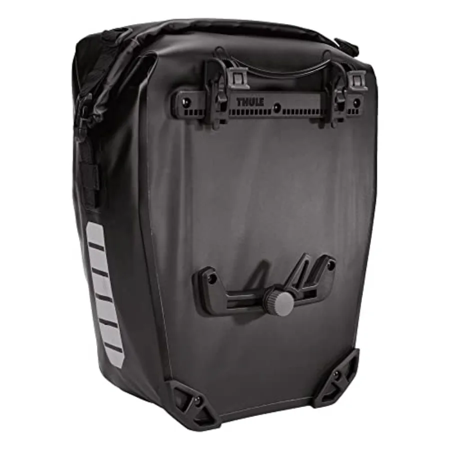 Shield Bike Pannier Bag for commuting, durable nylon, black, waterproof and reflective for safety
Shield Bike Pannier Bag for commuting, durable nylon, black, waterproof and reflective for safety