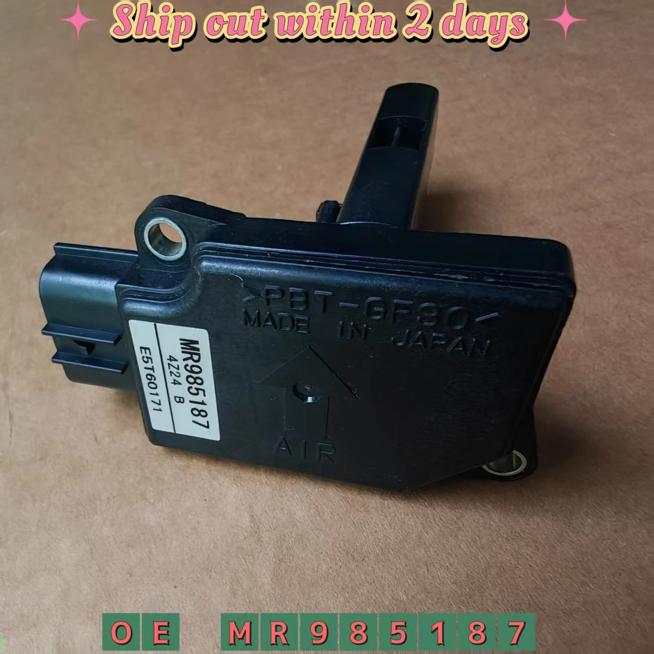 Mass Air Flow Meter MAF Sensor For MITSUBISHI ASX Outlander LANCER PAJERO COIL DELICA D:5 GRANDIS L200 MR985187 E5T60171
Mass Air Flow Meter MAF Sensor For MITSUBISHI ASX Outlander LANCER PAJERO COIL DELICA D:5 GRANDIS L200 MR985187 E5T60171