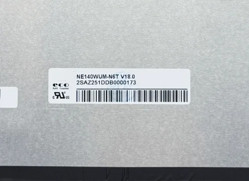 NE140WUM-N6T 14.0'' 120Hz Laptop LCD Screen Display Panel Matrix 1920*1200
NE140WUM-N6T 14.0'' 120Hz Laptop LCD Screen Display Panel Matrix 1920*1200