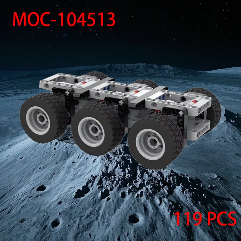 Wholesale 1:21 Scale Suspension Trailer Axles for Technical Truck Chassis Building Block Car Parts Construction Vehicle Toy Gift
Wholesale 1:21 Scale Suspension Trailer Axles for Technical Truck Chassis Building Block Car Parts Construction Vehicle Toy Gift