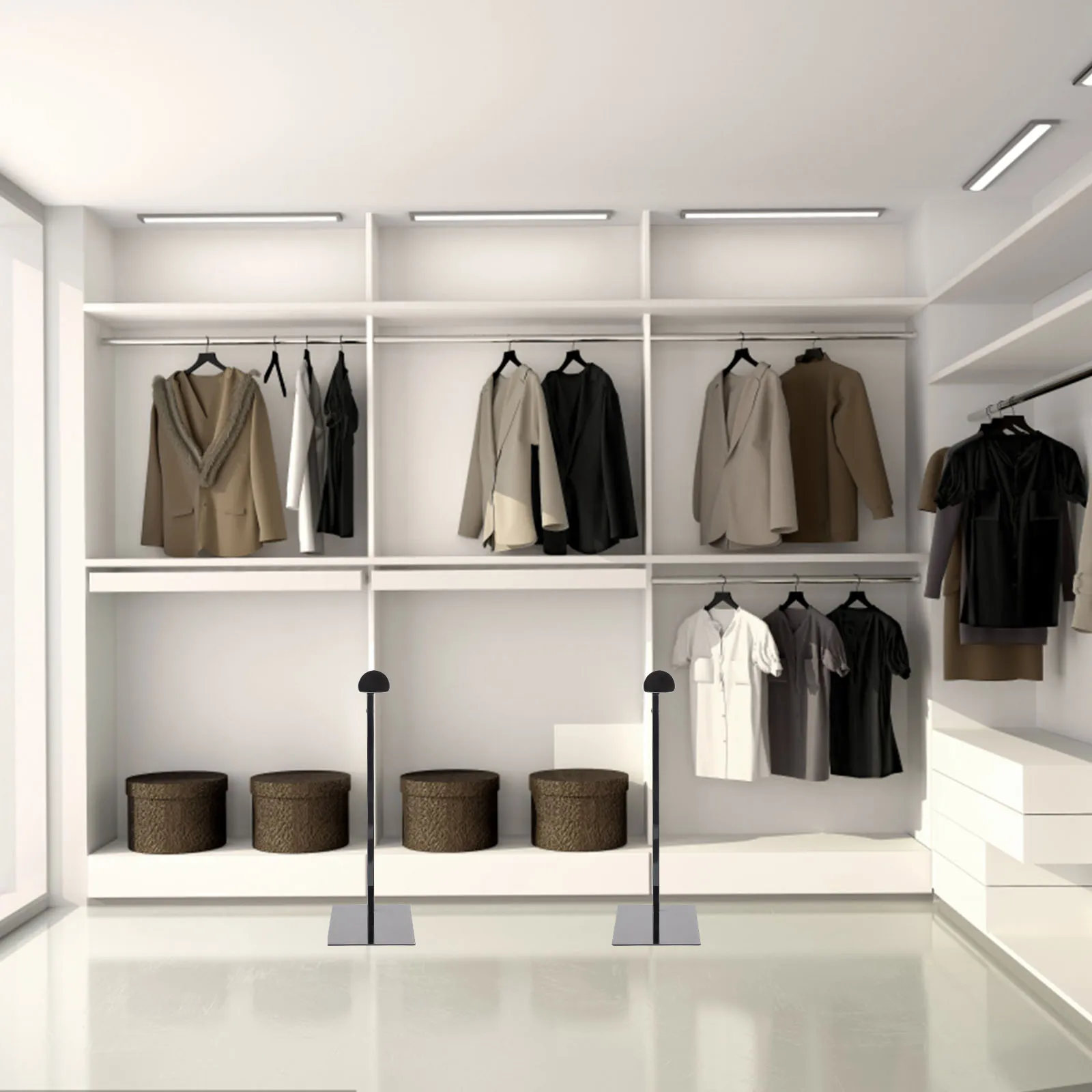 Stainless Steel Bag Rack Purse Holder Handbag Display Stand Closet Organizer Vertical Hanger Storage Solution Retail Rack
Stainless Steel Bag Rack Purse Holder Handbag Display Stand Closet Organizer Vertical Hanger Storage Solution Retail Rack