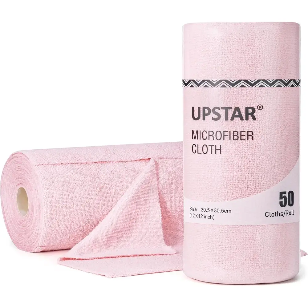 Reusable Paper Towel Rolls, 50 Packs, 12x12 inch Cleaning Cloths, Multipurpose Use, Pink
Reusable Paper Towel Rolls, 50 Packs, 12x12 inch Cleaning Cloths, Multipurpose Use, Pink