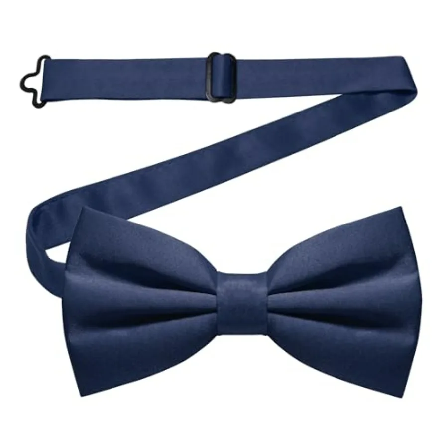 JEMYGINS Solid Color Pre-tied Bow Tie Adjustable Bowtie for Men
JEMYGINS Solid Color Pre-tied Bow Tie Adjustable Bowtie for Men