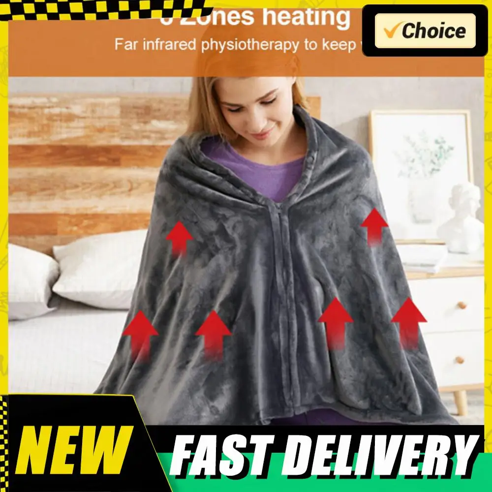 Зимнее одеяло с электрическим подогревом USB, 3-уровневое флисовое одеяло с подогревом, портативное теплое одеяло, шаль с подогревом для домашнего офиса
Зимнее одеяло с электрическим подогревом USB, 3-уровневое флисовое одеяло с подогревом, портативное теплое одеяло, шаль с подогревом для домашнего офиса