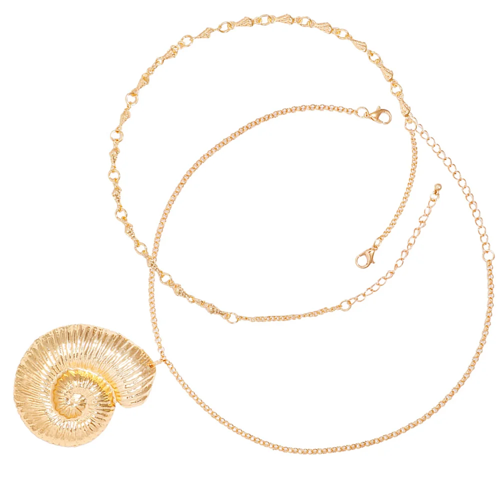 1 Set of Conch Necklace Gift Necklace Jewelry Gift Conch Pendant Gift Necklace Conch Charm Decorative Neck Chain 
1 Set of Conch Necklace Gift Necklace Jewelry Gift Conch Pendant Gift Necklace Conch Charm Decorative Neck Chain