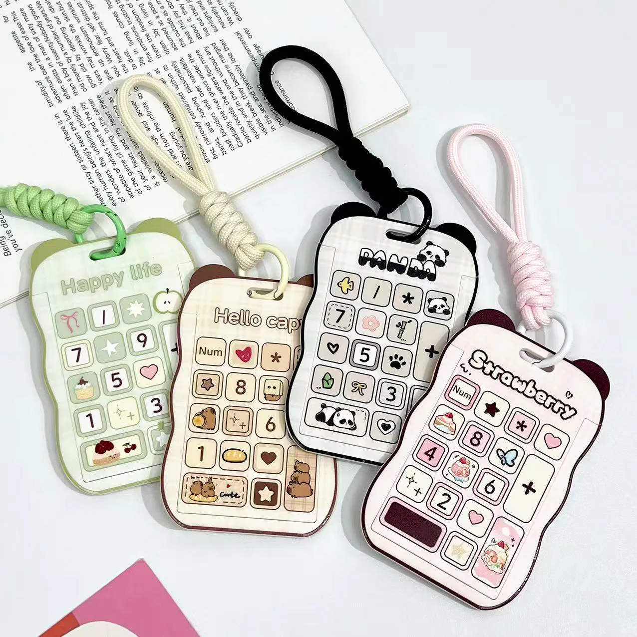 Bear Ears Wave Pattern Kpop Photo Card Holder Sliding Cover Idol ID Holder with Charm ABS Campus Card Protector for Students
Bear Ears Wave Pattern Kpop Photo Card Holder Sliding Cover Idol ID Holder with Charm ABS Campus Card Protector for Students