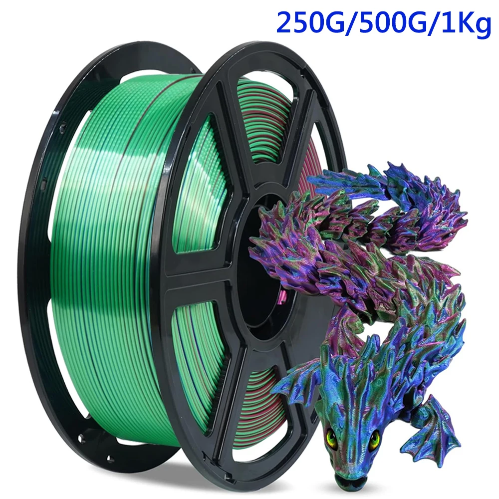 250g 500g 1Kg Triple Color pla silk red green blue Filament 1.75mm 3D Printer filament 3D Printing Pla Material red green blue
250g 500g 1Kg Triple Color pla silk red green blue Filament 1.75mm 3D Printer filament 3D Printing Pla Material red green blue