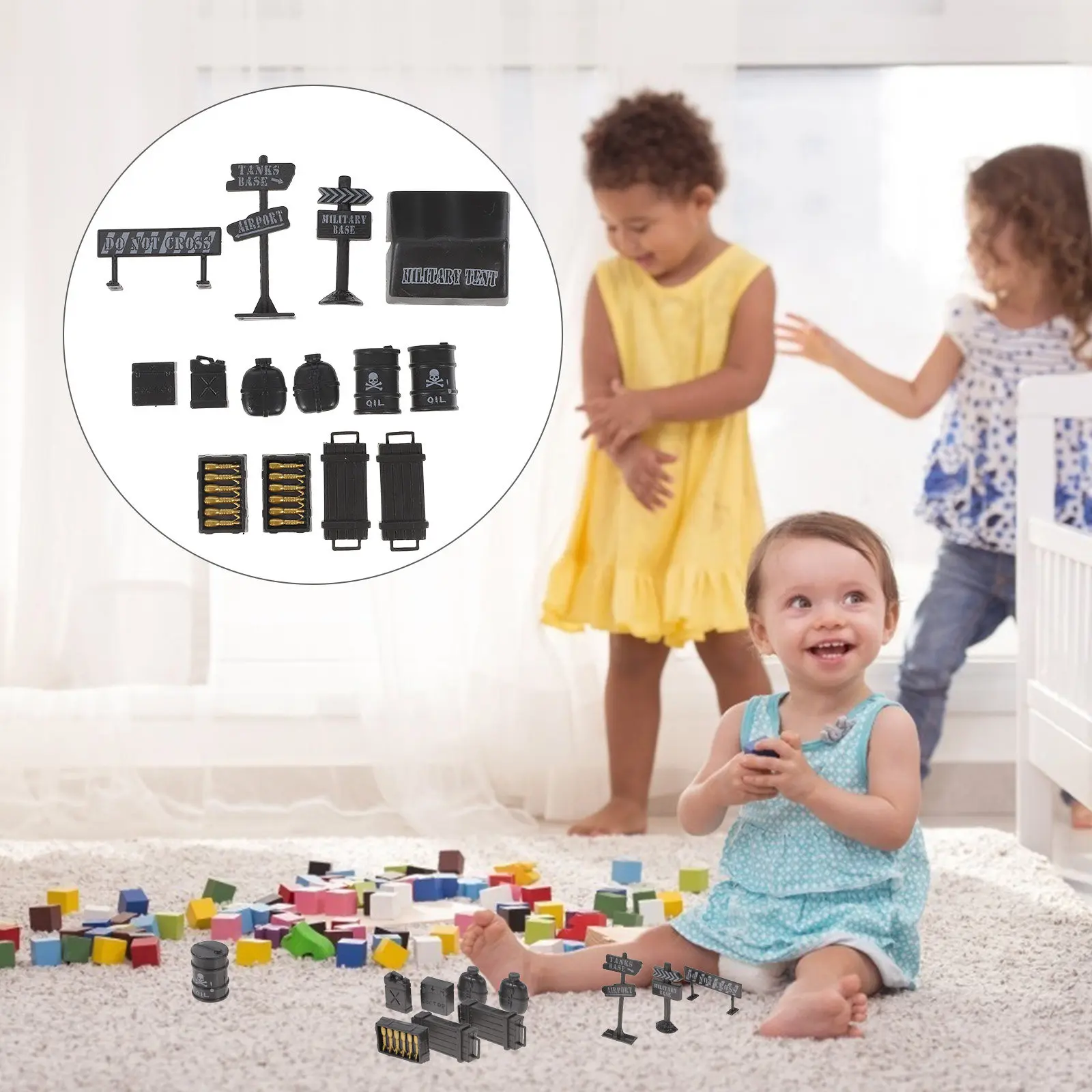 2Sets Military Equipment Miniature Simulation Lightweight War Ornaments Ideal for Kids Pretend Play and Home Decoration
2Sets Military Equipment Miniature Simulation Lightweight War Ornaments Ideal for Kids Pretend Play and Home Decoration