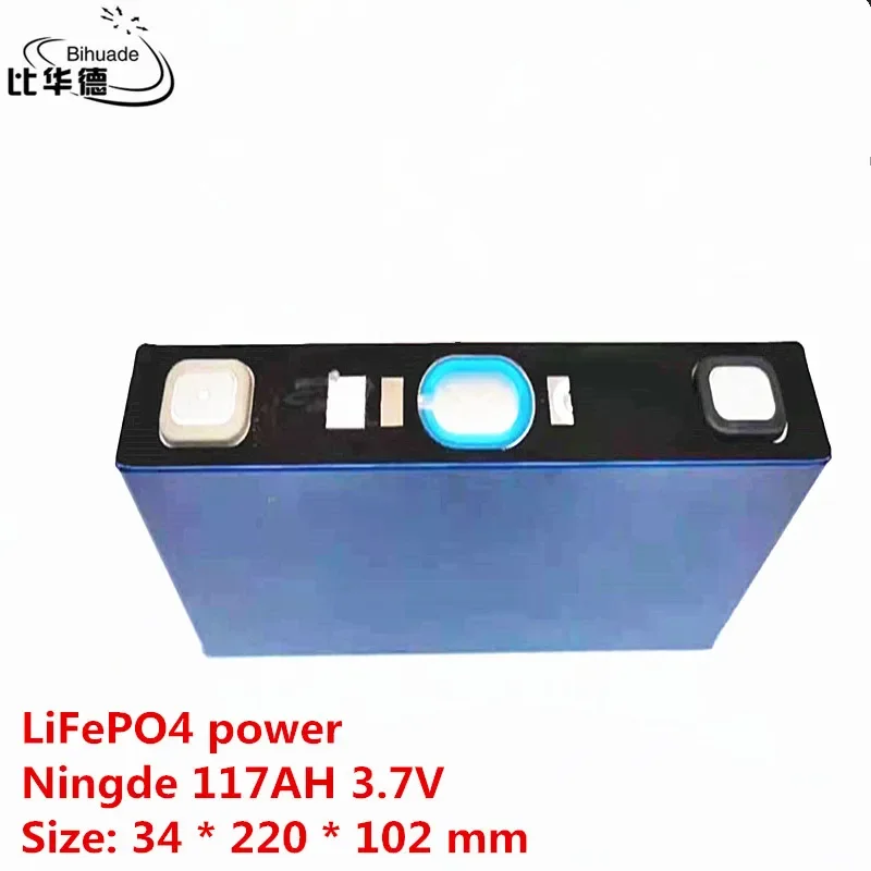 LiFePO4 power 117AH 3.7V 34*220*102mm equipped with outdoor suitable for electric forklift, RV energy storage, on-board powe
LiFePO4 power 117AH 3.7V 34*220*102mm equipped with outdoor suitable for electric forklift, RV energy storage, on-board powe