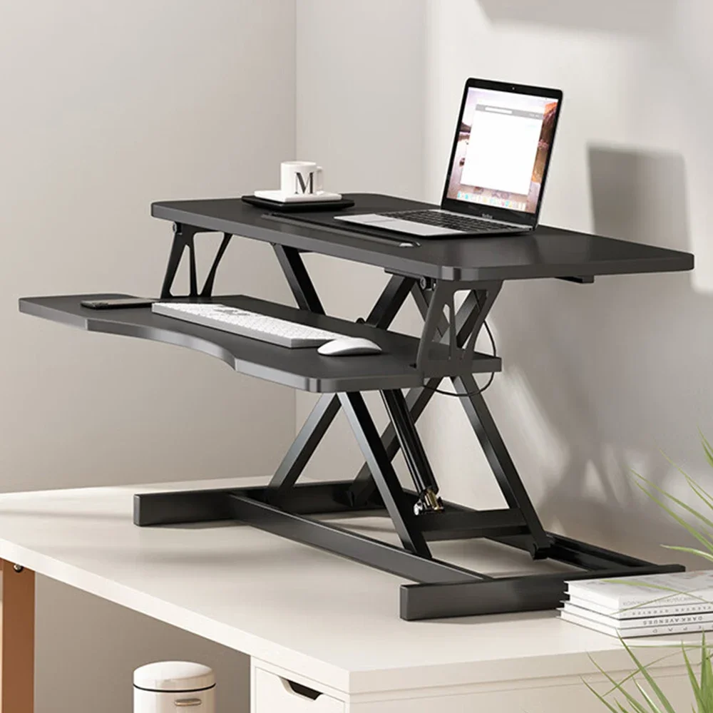 Ergonomic design standing desk,Height Adjustable, Dual Monitor and Laptop Workstation with Wide Keyboard Tray,Black,office desks
Ergonomic design standing desk,Height Adjustable, Dual Monitor and Laptop Workstation with Wide Keyboard Tray,Black,office desks