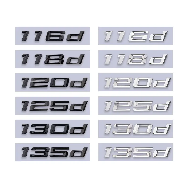 116d 118d 120d 125d 130d 135d trunk logo car stickers for 3 5 6 7 series e46 e90 e60 f10 f30 e92 rear boot displacement label
116d 118d 120d 125d 130d 135d trunk logo car stickers for 3 5 6 7 series e46 e90 e60 f10 f30 e92 rear boot displacement label