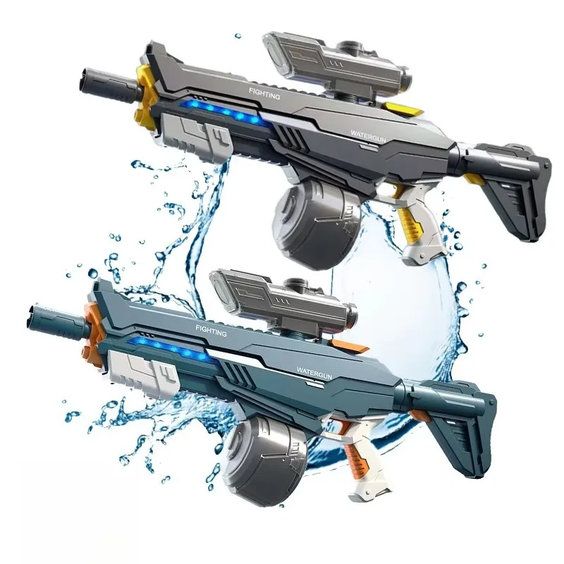 NEW Electric Pulse Water Gun With Light Powered Water Squirt Gun 1420ML Large Capacity Automatic Adults Water Gun for Kids
NEW Electric Pulse Water Gun With Light Powered Water Squirt Gun 1420ML Large Capacity Automatic Adults Water Gun for Kids
