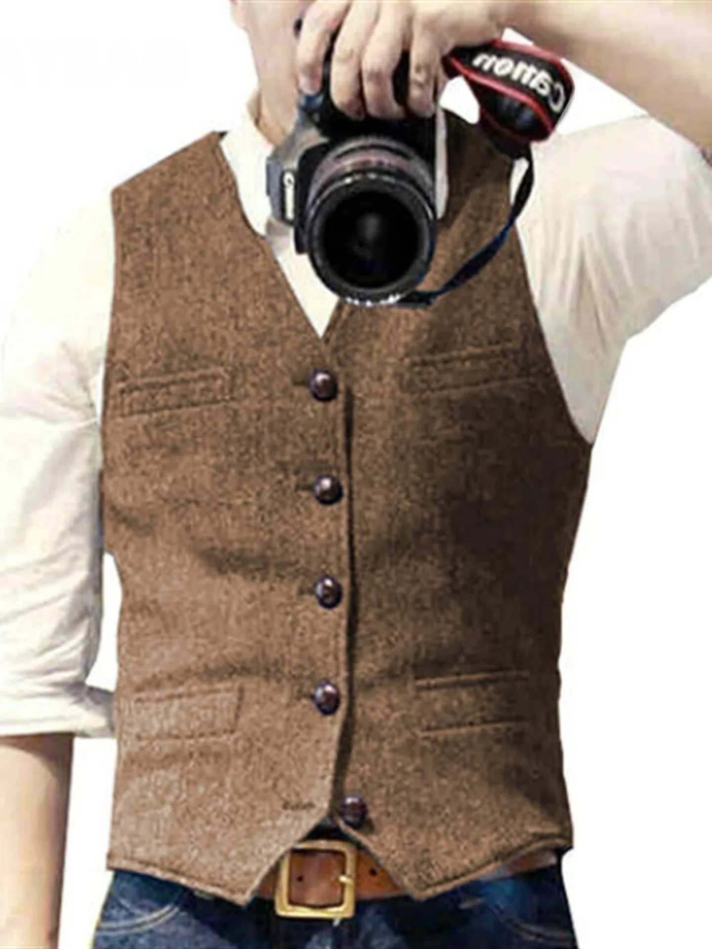 Мужской модный жилет Busin Sle Briti: теплый, из мягкого материала, подходит для путешествий, стандартный крой, пять карманов, для бизнеса.
Мужской модный жилет Busin Sle Briti: теплый, из мягкого материала, подходит для путешествий, стандартный крой, пять карманов, для бизнеса.