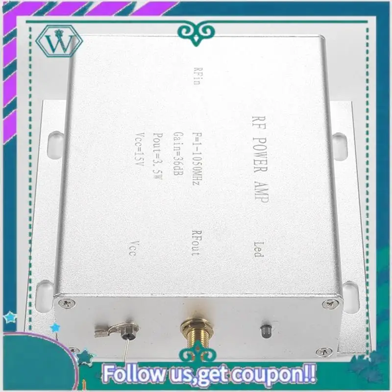 Upgraded 1-1050Mhz 3.5W RF Power Amplifier For DTMB RF Ham Radio High-Efficiency Signal Booster
Upgraded 1-1050Mhz 3.5W RF Power Amplifier For DTMB RF Ham Radio High-Efficiency Signal Booster