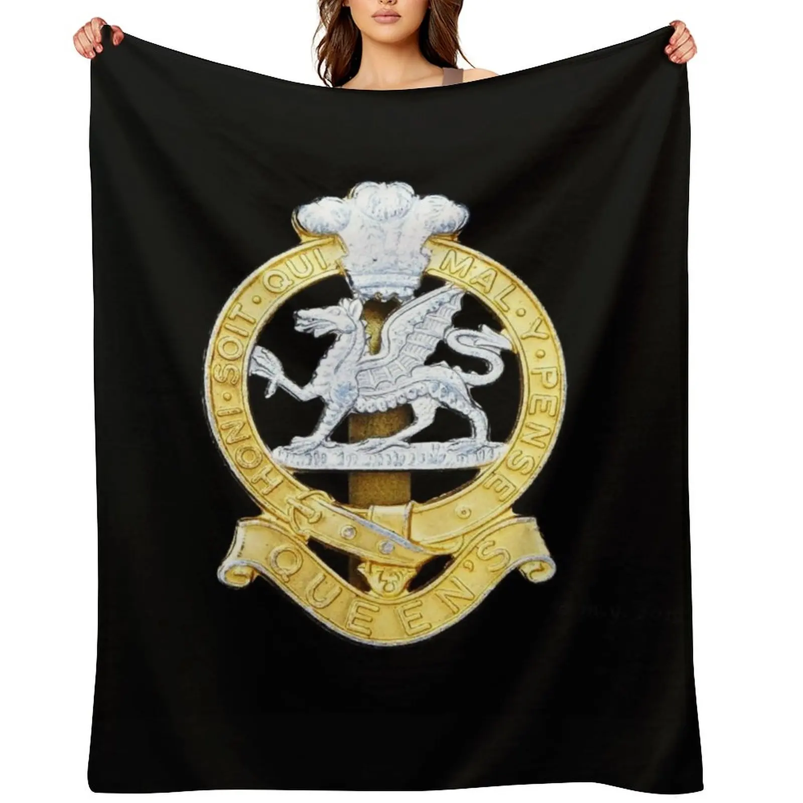 Queens Regiment Cap Badge Throw Blanket Soft Plush Plaid Thermal Luxury Thicken Moving Blankets
Queens Regiment Cap Badge Throw Blanket Soft Plush Plaid Thermal Luxury Thicken Moving Blankets