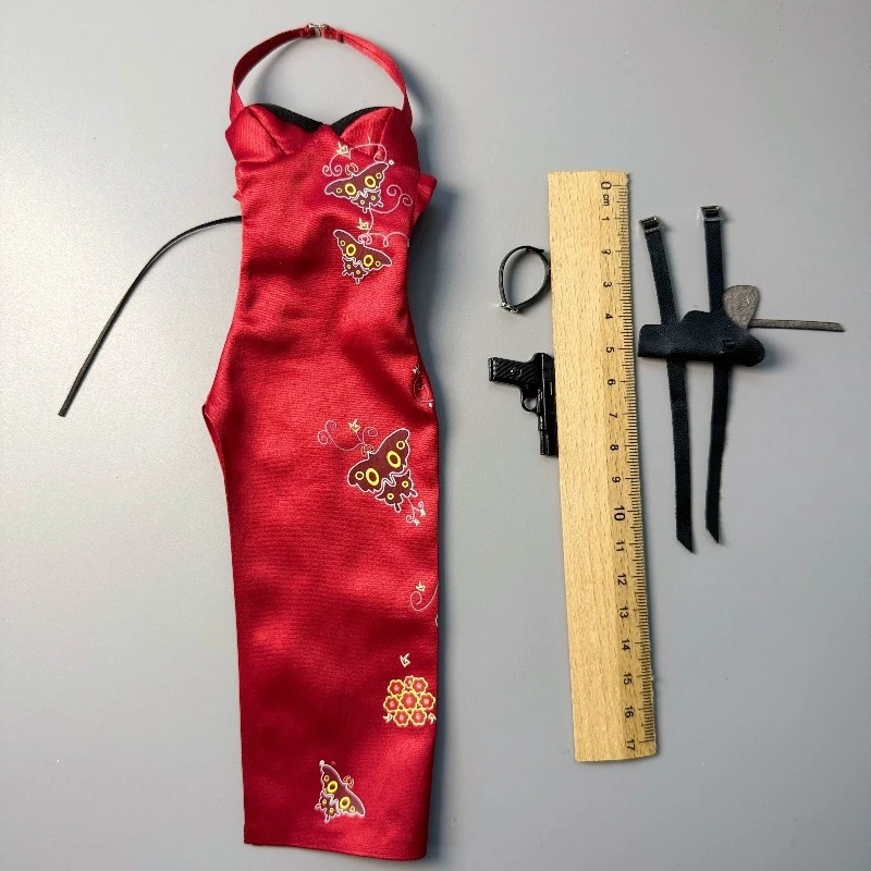 In Stock 1/6 Scale Female Soldier Ada Wang Satin Wine Red Cheongsam Strap Dress Model for 12'' Toy Figures AT203 Body Decor
In Stock 1/6 Scale Female Soldier Ada Wang Satin Wine Red Cheongsam Strap Dress Model for 12'' Toy Figures AT203 Body Decor