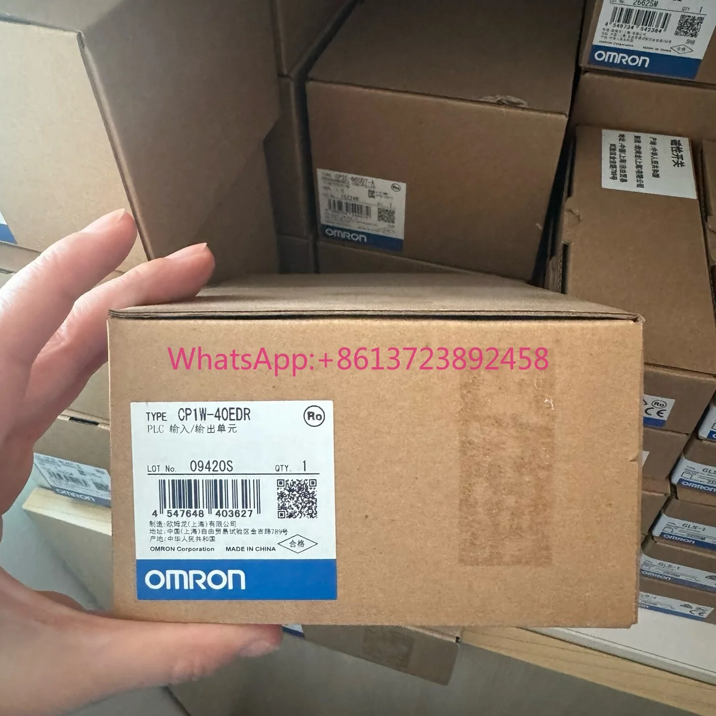 Brand new original Omron CP1W-40EDR PLC input/output unit,
Brand new original Omron CP1W-40EDR PLC input/output unit,