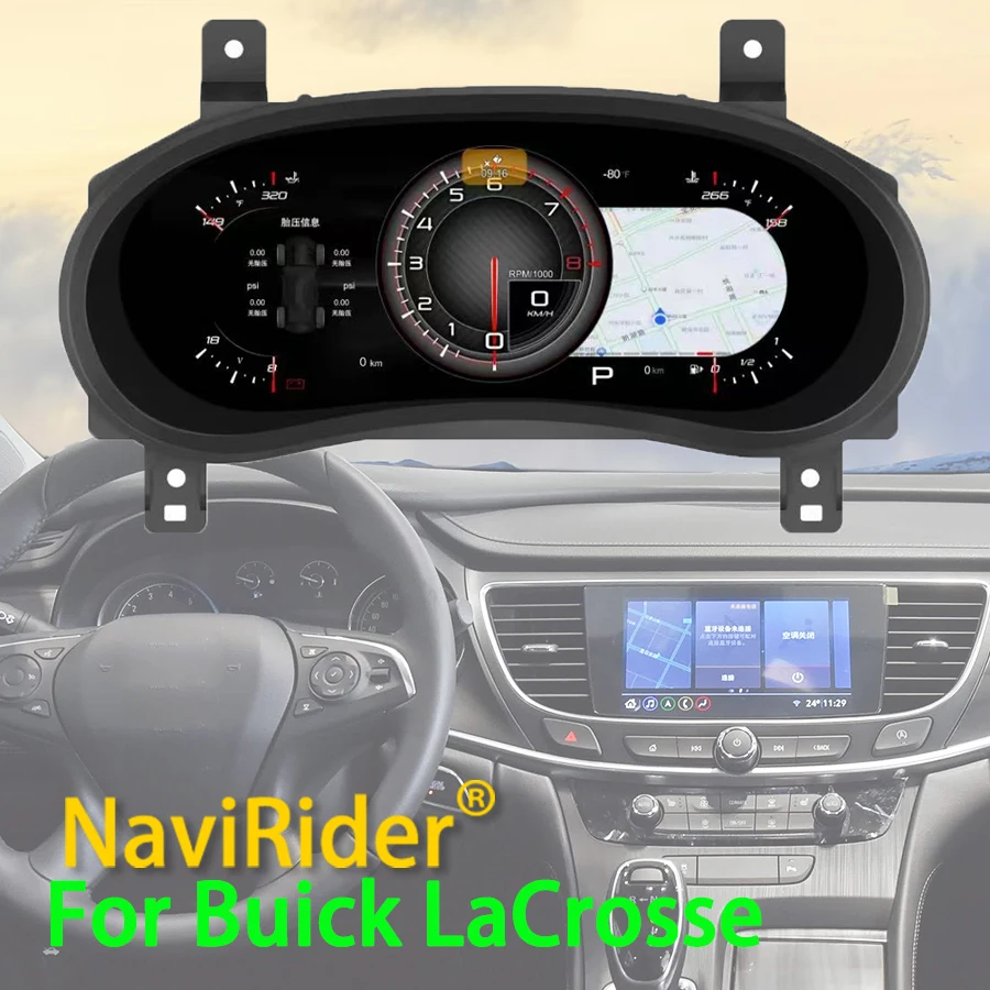 For Buick LaCrosse 2016-2022 Digital Dashboard LCD Instrument Cluster Car Speedometer Virtual Cockpit Clock Tachometer Odometer
For Buick LaCrosse 2016-2022 Digital Dashboard LCD Instrument Cluster Car Speedometer Virtual Cockpit Clock Tachometer Odometer