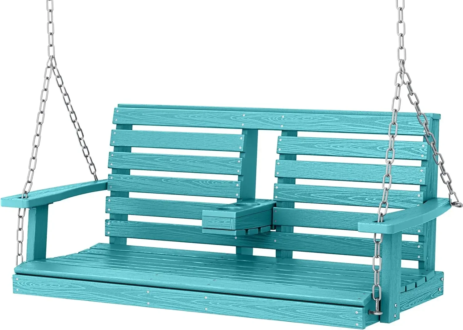 KINGYES Outdoor Hanging Porch Swing, 2 Seat Patio Swing Chair with Cup Holders, Waterproof Swing Chair Bench for Courtyard &
KINGYES Outdoor Hanging Porch Swing, 2 Seat Patio Swing Chair with Cup Holders, Waterproof Swing Chair Bench for Courtyard &