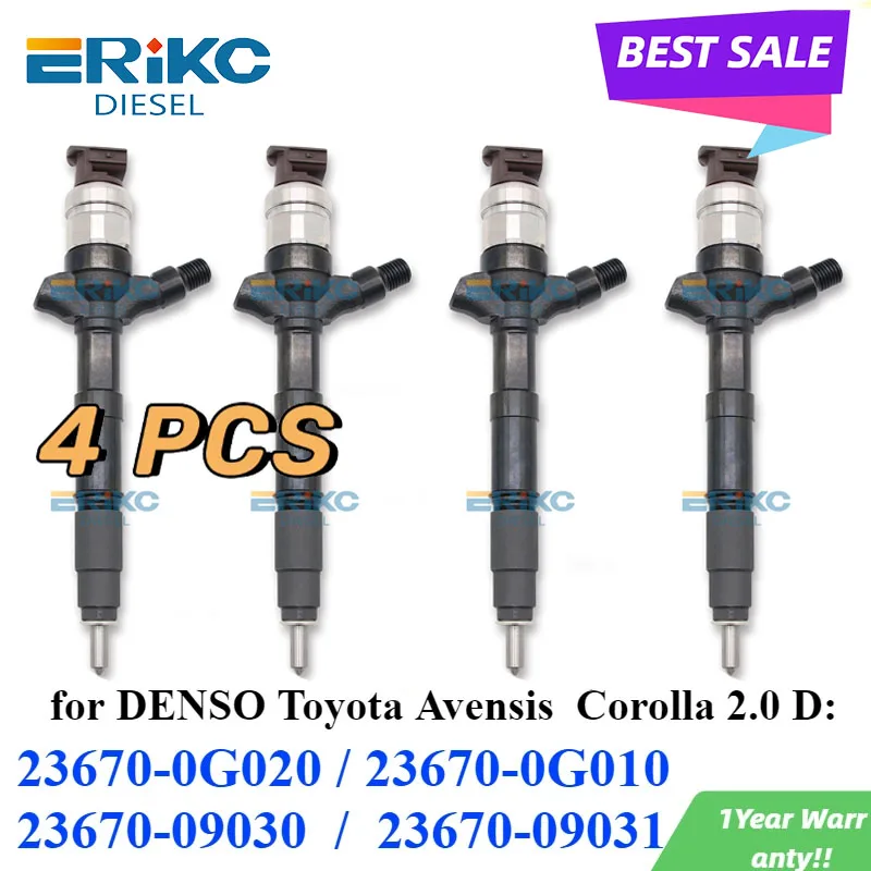 4PC 23670-0G020 23670-0G010 Форсунка дизеля 095000 -5120 095000 -5121 для DENSO Toyota Avensis Corolla 2.0 D 23670-09030
4PC 23670-0G020 23670-0G010 Форсунка дизеля 095000 -5120 095000 -5121 для DENSO Toyota Avensis Corolla 2.0 D 23670-09030