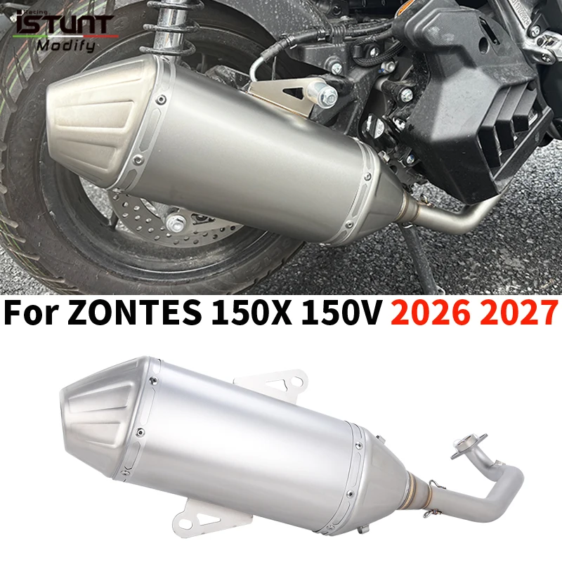 Выхлопная система Slip-On для мотоциклов ZONTES 150 X V 150X 150 V 2026 2027: полная система, передняя соединительная труба 50.8 мм, глушитель
Выхлопная система Slip-On для мотоциклов ZONTES 150 X V 150X 150 V 2026 2027: полная система, передняя соединительная труба 50.8 мм, глушитель