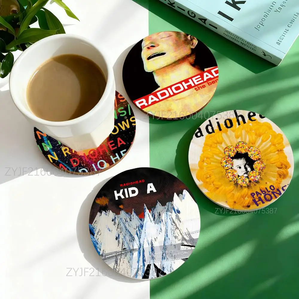 R-Radiohead In Rainbows Round Wooden Coasters Heat Resistant Non-slip Drink Cafe Decoration 2D Flat Color Print Coasters Set
R-Radiohead In Rainbows Round Wooden Coasters Heat Resistant Non-slip Drink Cafe Decoration 2D Flat Color Print Coasters Set