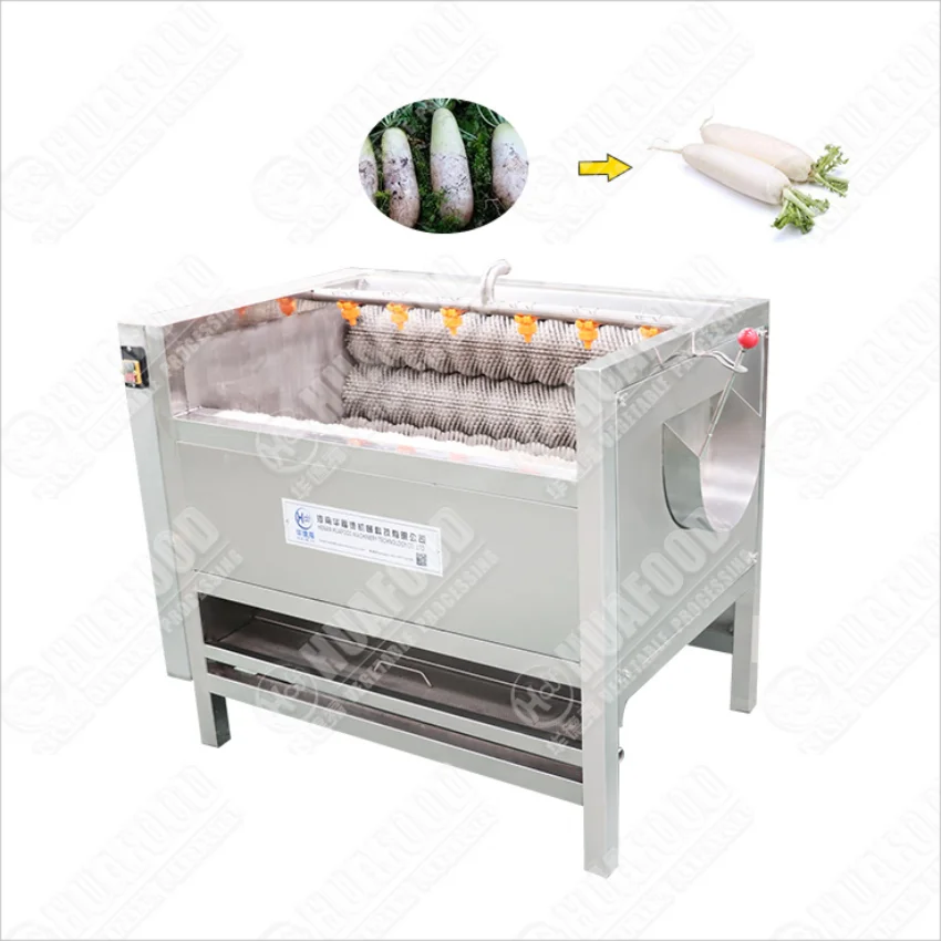 New Design Automatic Potato Washing Machine Potato Use Brush Cleaning Peeling With Great Price
New Design Automatic Potato Washing Machine Potato Use Brush Cleaning Peeling With Great Price